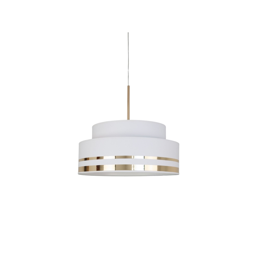 Kattokruunu johdossa TAMI 1xE27/60W/230V halkaisija 40 cm kerma/kulta
