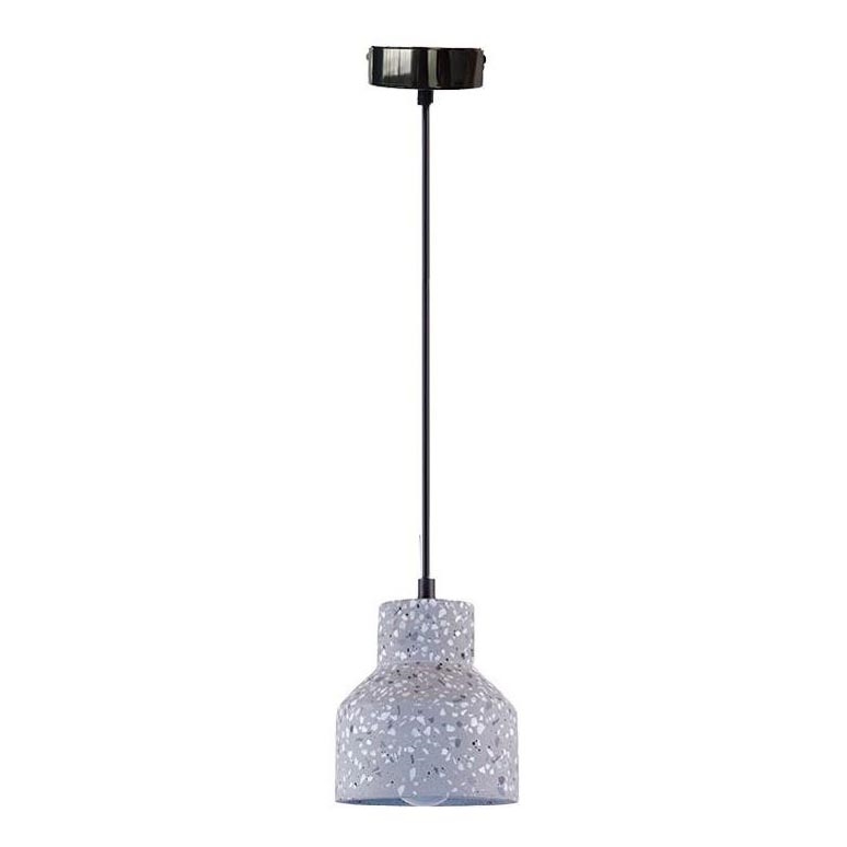 Kattokruunu johdossa TERRAZZO 1xE27/60W/230V halkaisija 12 cm harmaa