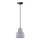 Kattokruunu johdossa TERRAZZO 1xE27/60W/230V halkaisija 12 cm harmaa