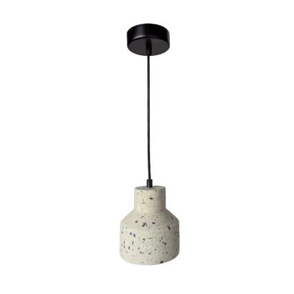 Kattokruunu johdossa TERRAZZO 1xE27/60W/230V halkaisija 12 cm kerma