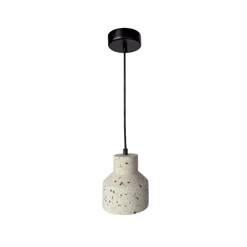 Kattokruunu johdossa TERRAZZO 1xE27/60W/230V halkaisija 12 cm kerma