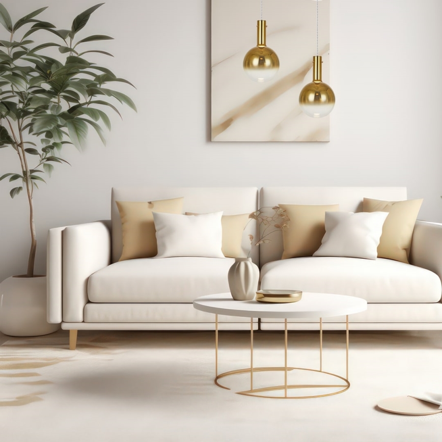 Kattokruunu johdossa TORONTO 1xGU10/8W/230V kulta