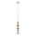Kattokruunu johdossa TOWER 1xE27/15W/230V beige
