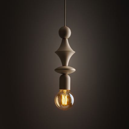 Kattokruunu johdossa TOWER 1xE27/15W/230V beige