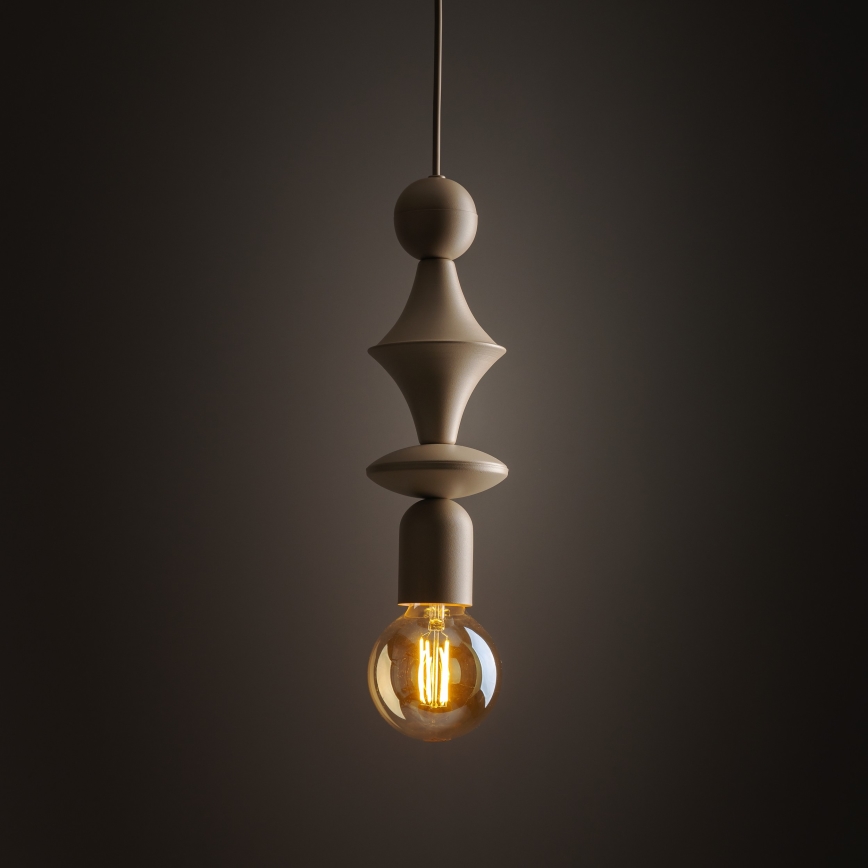 Kattokruunu johdossa TOWER 1xE27/15W/230V beige