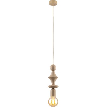 Kattokruunu johdossa TOWER 1xE27/15W/230V beige