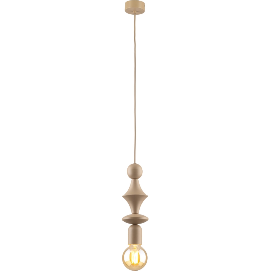 Kattokruunu johdossa TOWER 1xE27/15W/230V beige