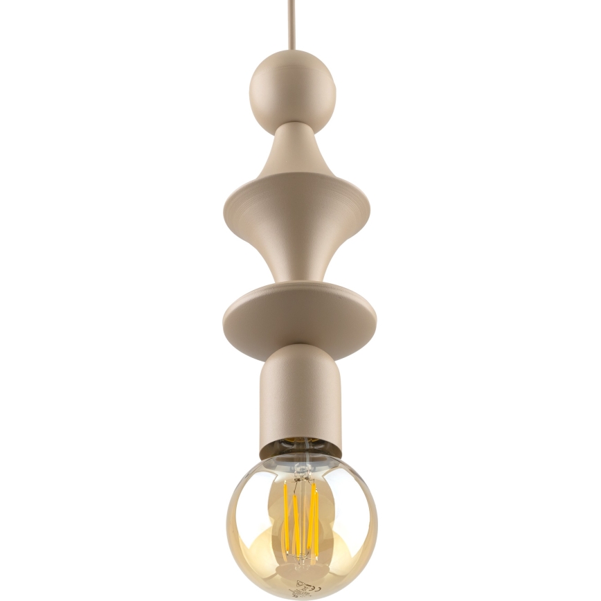 Kattokruunu johdossa TOWER 1xE27/15W/230V beige