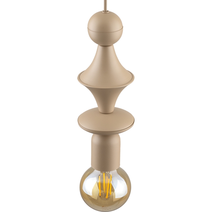 Kattokruunu johdossa TOWER 1xE27/15W/230V beige