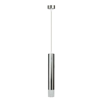Kattokruunu johdossa TUBI 1xGU10/8W/230V kiiltävä kromi
