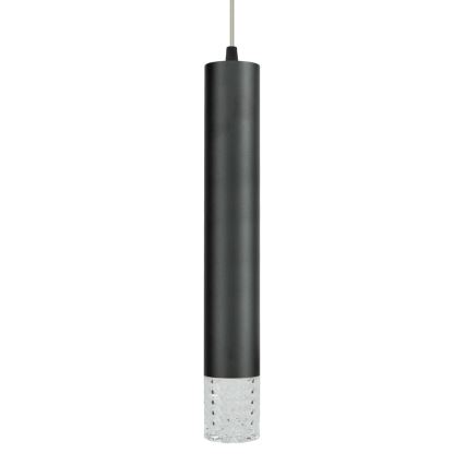 Kattokruunu johdossa TUBI 1xGU10/8W/230V musta