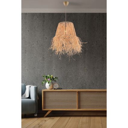 Kattokruunu johdossa VALANCE 1xE27/40W/230V ruskea