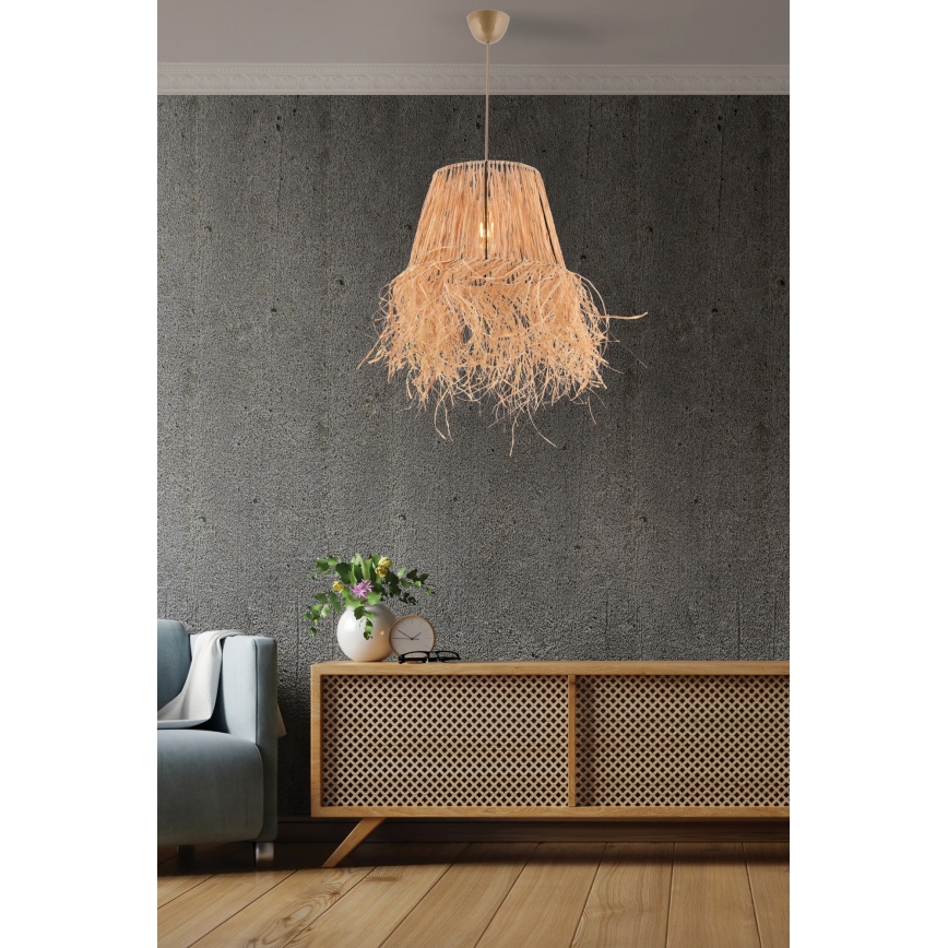 Kattokruunu johdossa VALANCE 1xE27/40W/230V ruskea