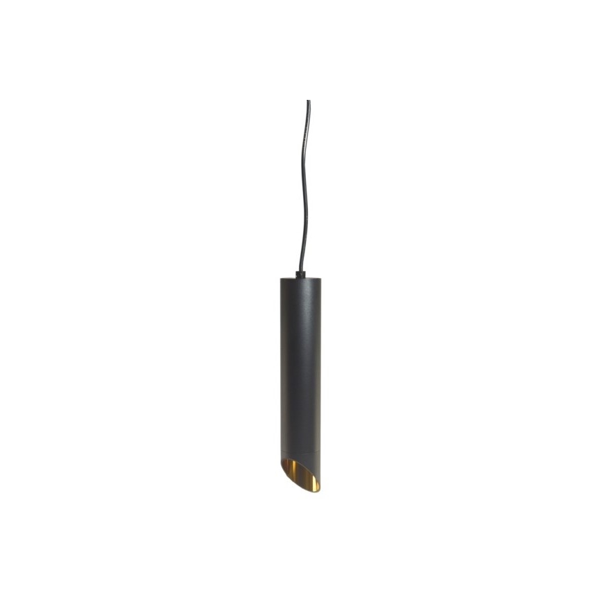 Kattokruunu johdossa VALDA 1xGU10/30W/230V 132 cm musta