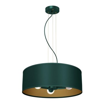 Kattokruunu johdossa VERDE 3xE27/60W/230V vihreä