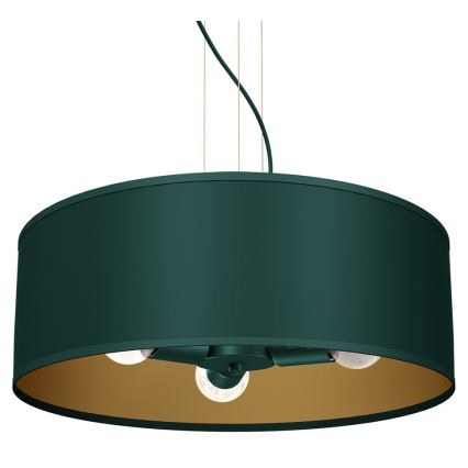 Kattokruunu johdossa VERDE 3xE27/60W/230V vihreä