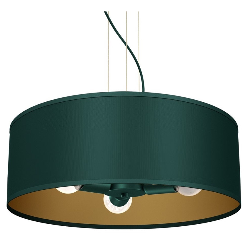 Kattokruunu johdossa VERDE 3xE27/60W/230V vihreä