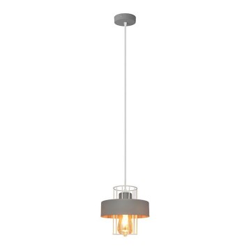 Kattokruunu johdossa VOLTA 1xE27/15W/230V harmaa