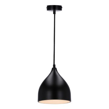 Kattokruunu johdossa YSTAD 1xE27/40W/230V musta