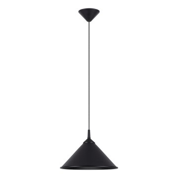 Kattokruunu johdossa ZUMA 1xE27/15W/230V halkaisija 30 cm musta