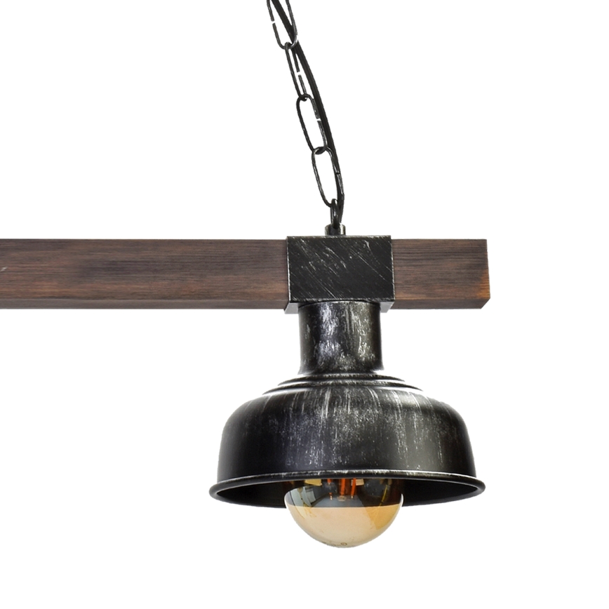 Kattokruunu ketjulla FARO 2xE27 / 60W / 230V