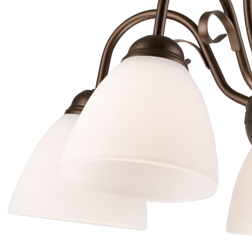 Kattokruunu ketjussa ADELLE 5xE27/60W/230V