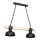 Kattokruunu ketjussa FARO 2xE27/60W/230V