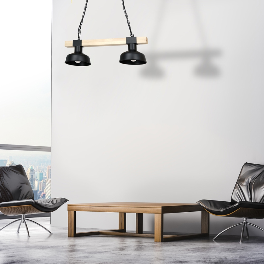 Kattokruunu ketjussa FARO 2xE27/60W/230V