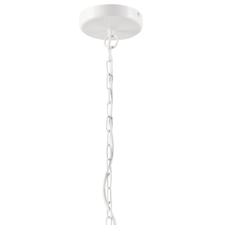 Kattokruunu ketjussa GINA 3xE27/60W/230V valkoinen