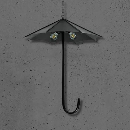 Kattokruunu ketjussa PARASOL 3xE27/20W/230V