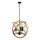 Kattokruunu ketjussa ROPE GLOBO 3xE14/10W/230V