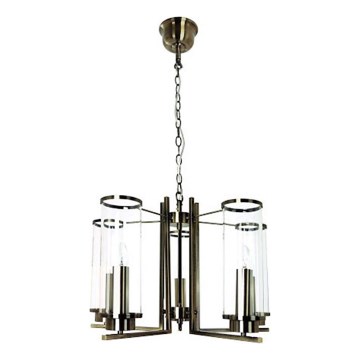 Kattokruunu ketjussa VERDI 5xE14/40W/230V - FSC-sertifioitu