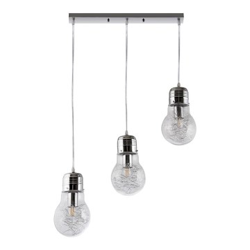 Kattokruunu narulla 3xE27/60W/230V