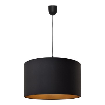 Kattokruunu narulla ALBA 1xE27/15W/230V 45 cm kulta/musta