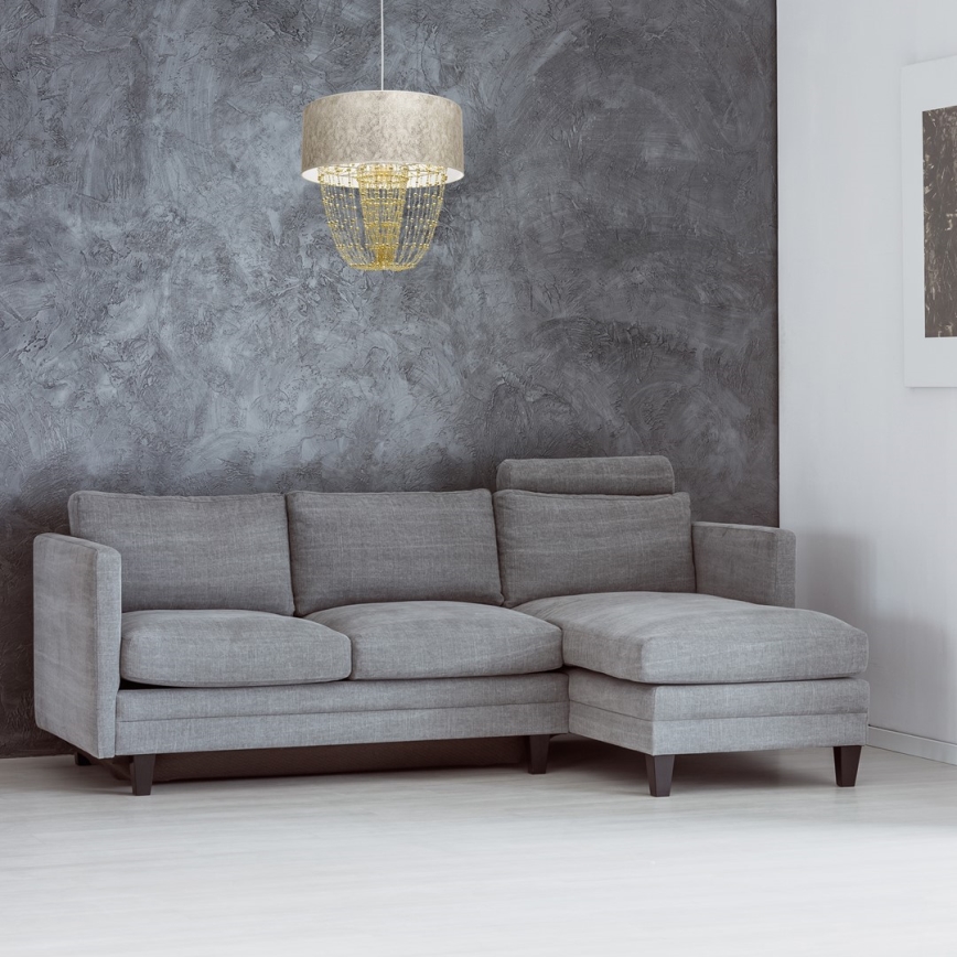 Kattokruunu narulla ALMERIA 1xE27/60W/230V