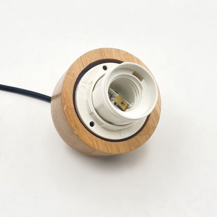 Kattokruunu narulla ANTONIO 1xE27/60W/230V tammi
