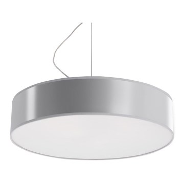 Kattokruunu narulla ARENA 45 3xE27/60W/230V harmaa