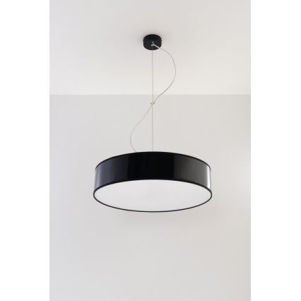 Kattokruunu narulla ARENA 45 3xE27/60W/230V musta