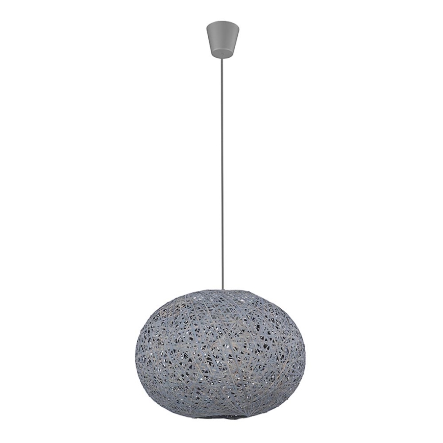 Kattokruunu narulla BACKAZ GRAY 1xE27/60W/230V