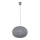 Kattokruunu narulla BACKAZ GRAY 1xE27/60W/230V
