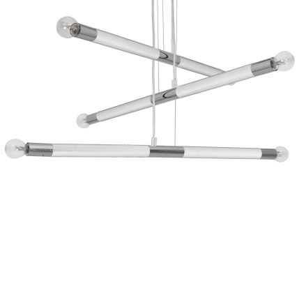 Kattokruunu narulla BASTONE WHITE 6xE14/40W/230V