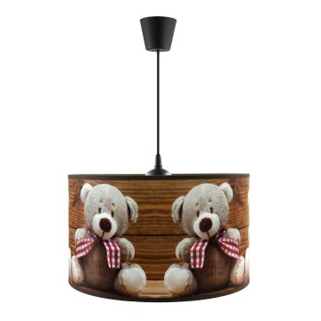 Kattokruunu narulla BEARS 1xE27/60W/230V