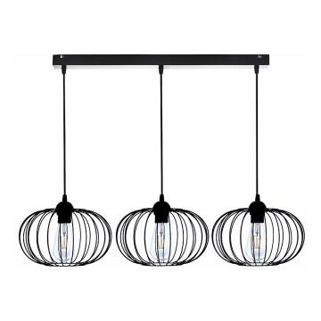 Kattokruunu narulla BOCCA 3xE27/60W/230V