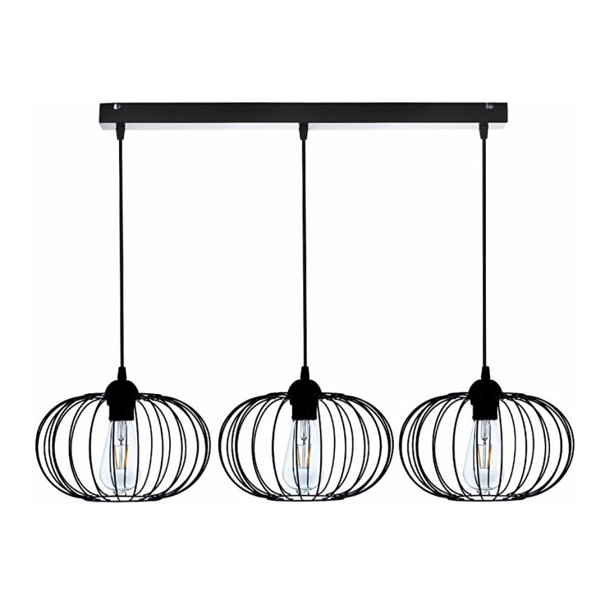 Kattokruunu narulla BOCCA 3xE27/60W/230V