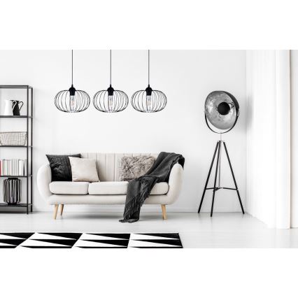 Kattokruunu narulla BOCCA 3xE27/60W/230V