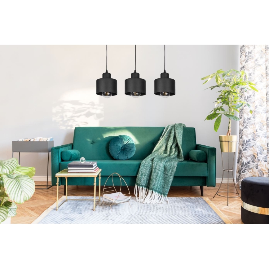 Kattokruunu narulla BODO 3xE27/60W/230V