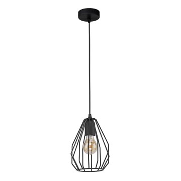 Kattokruunu narulla BRYLANT BLACK 1xE27/60W/230V