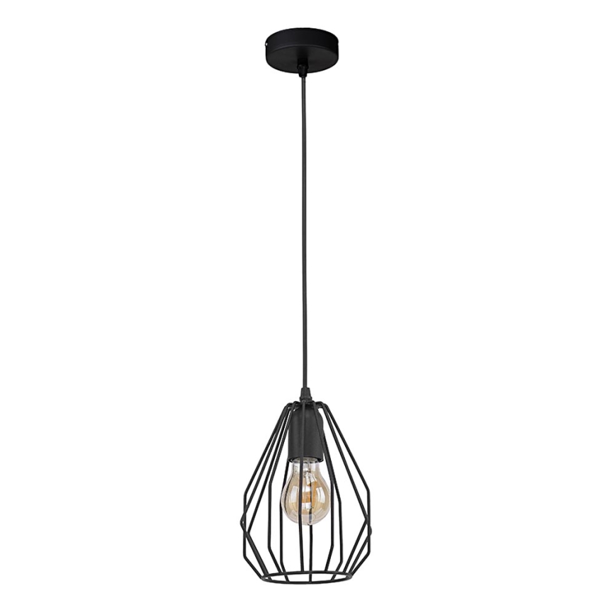 Kattokruunu narulla BRYLANT BLACK 1xE27/60W/230V