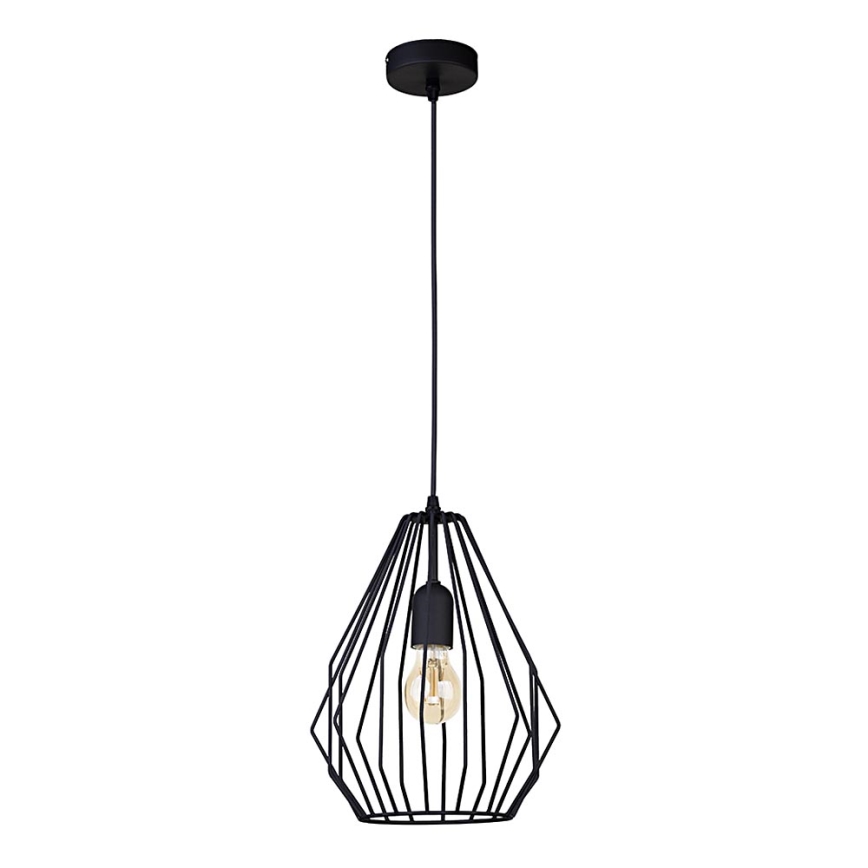 Kattokruunu narulla BRYLANT BLACK 1xE27/60W/230V