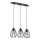 Kattokruunu narulla BRYLANT BLACK 3xE27/60W/230V